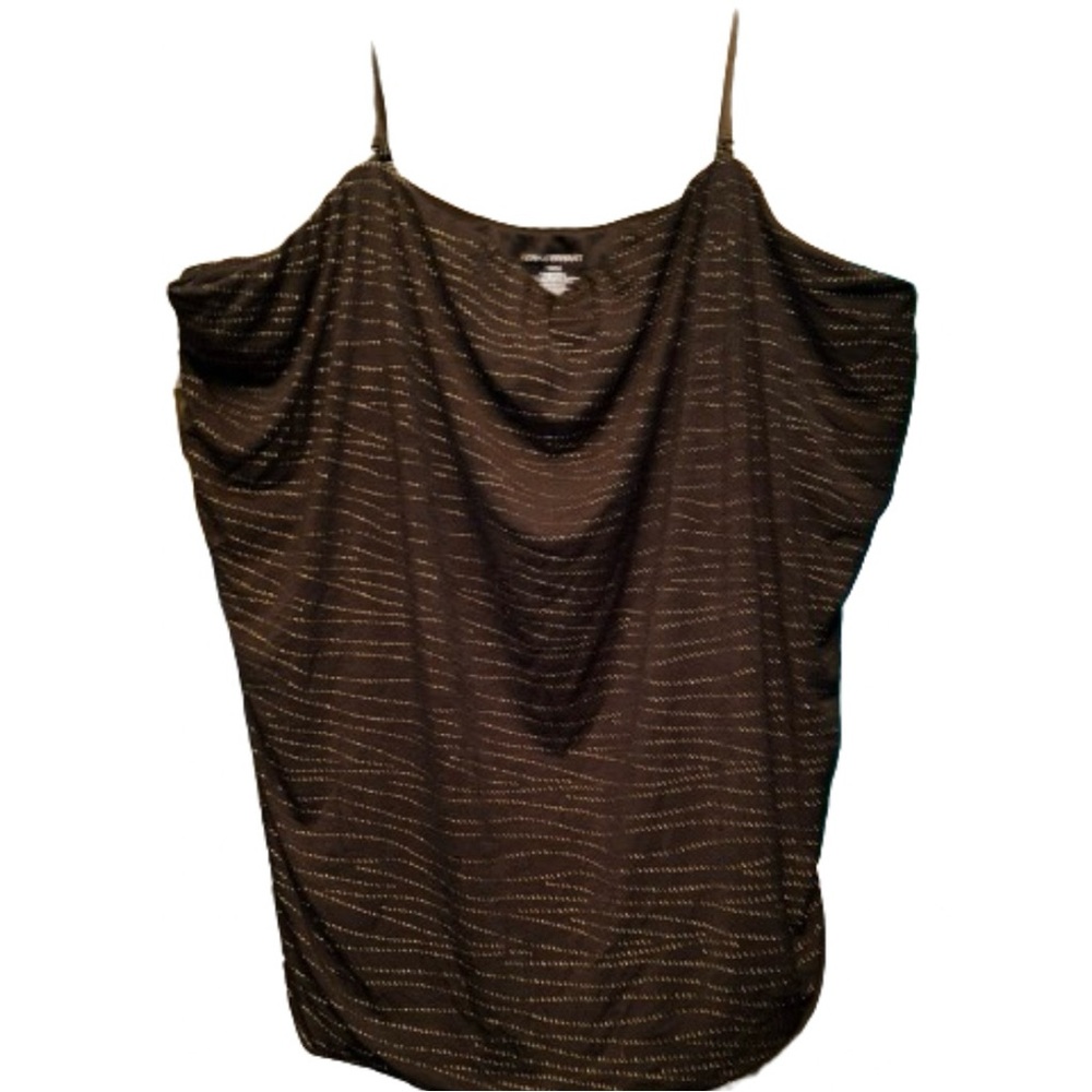4xl  26 28 Lane Bryant sparkle formal black strapless top